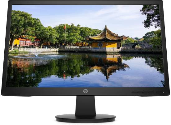 شاشة HP V22v G5 FHD , 21.45" (54.5cm) LCD 1920 x 1080 Pixels FHD Anti-Glare, Low Blue Light, Flicker Free, TUV Certified , 75Hz, AMD Free Sync with 1xVGA, 1xDisply Port (Black)