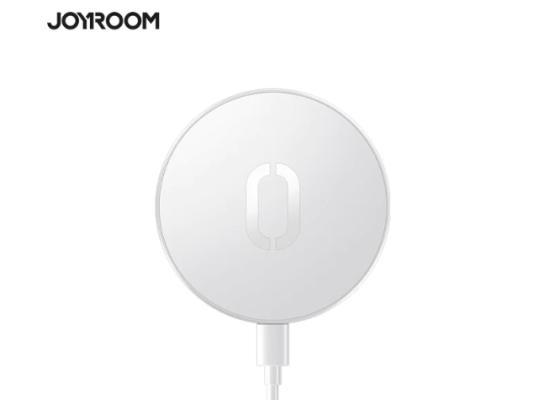 شاحن Joyroom JR-A28 15W ultra-thin magnetic wireless fast - White / 1 Year Warranty