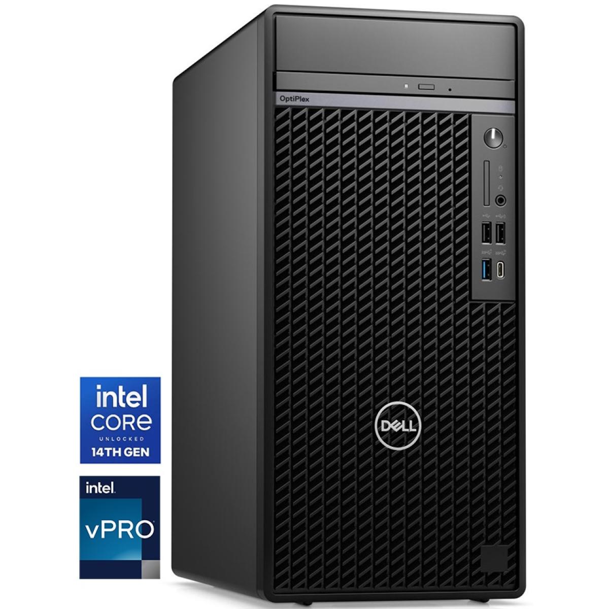 Dell OptiPlex Tower Plus 7020 Business Desktop 14th Gen Intel Core i7-14700 vPro, 8GB DDR5 Memory, 512GB M.2 PCIe NVME SSD, w/ Internal Speaker & 260W Bronze Power Supply (3 Years Warranty)