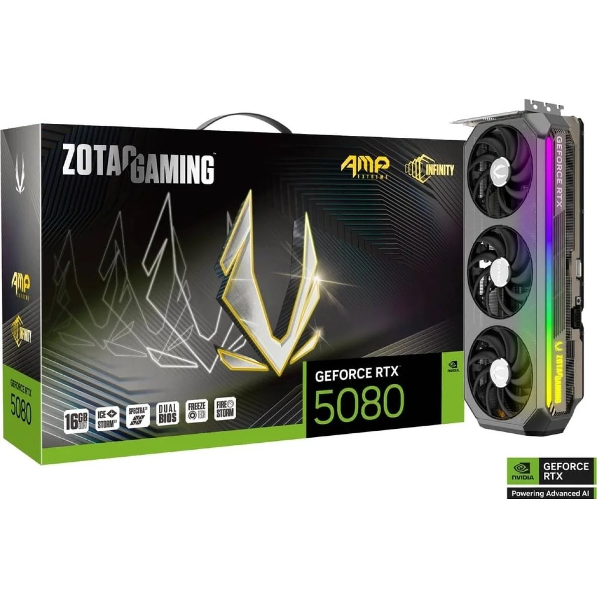 ZOTAC GAMING GeForce RTX 5080 AMP Extreme INFINITY 16GB GDDR7- Graphics Card