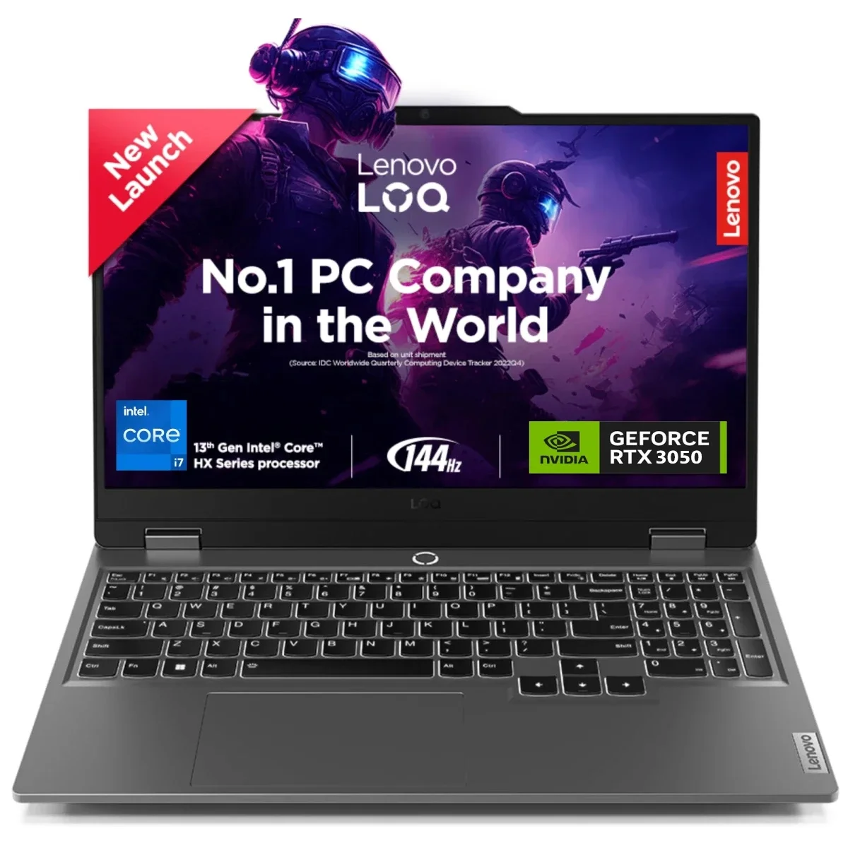 Lenovo LOQ Gaming (2024) NEW 13Gen Intel Core i7 13650HX 14-Cores w\/ AI Engine+ LA1 Chip Nvidia & RTX 3050 6GB & IPS 144Hz Display - Luna Grey