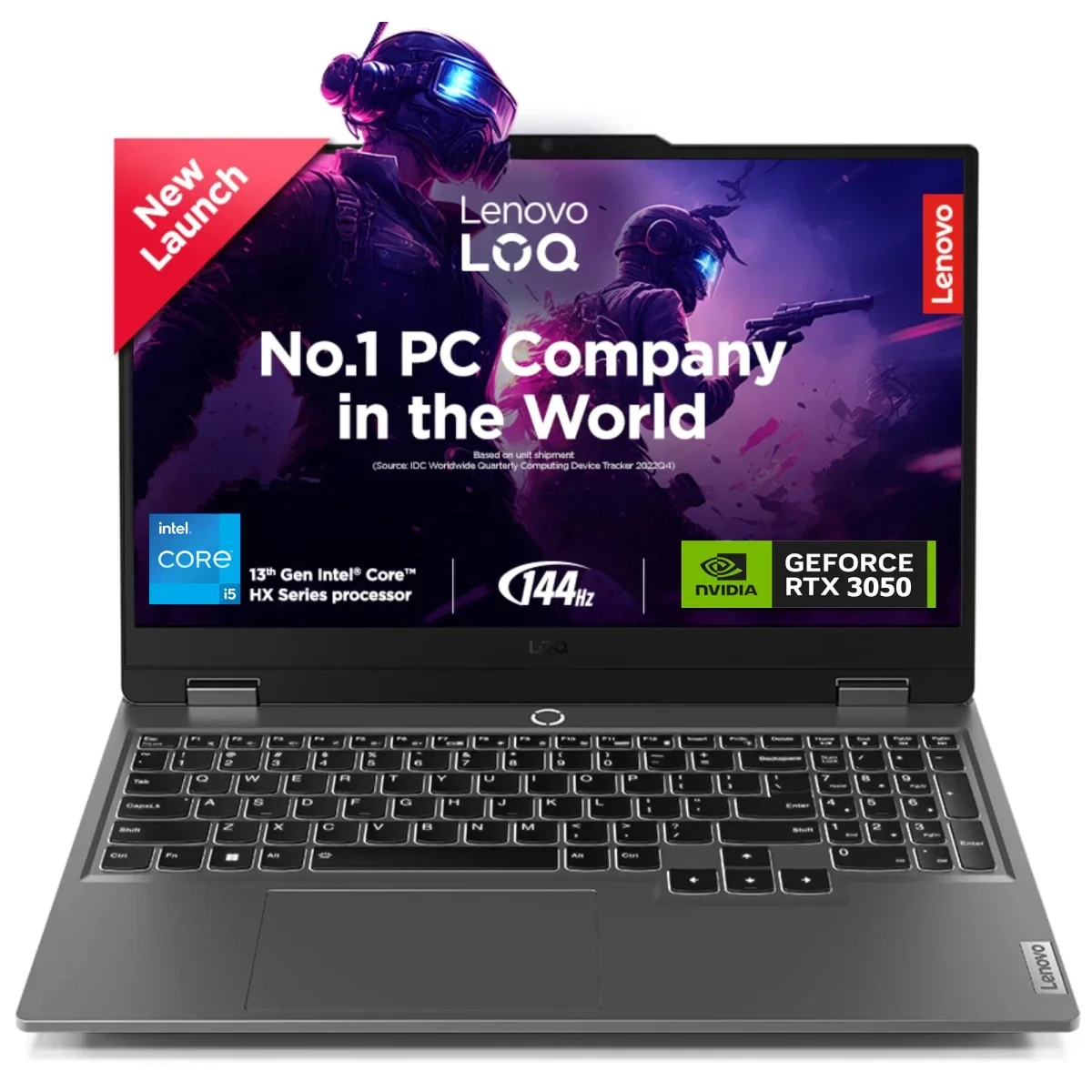 Lenovo NEW LOQ Gaming (2024) 13Gen Intel Core i5 13450HX 10-Cores w\/ AI Engine+ LA1 Chip Nvidia & RTX 3050 6GB & IPS 144Hz Display - Luna Grey Color