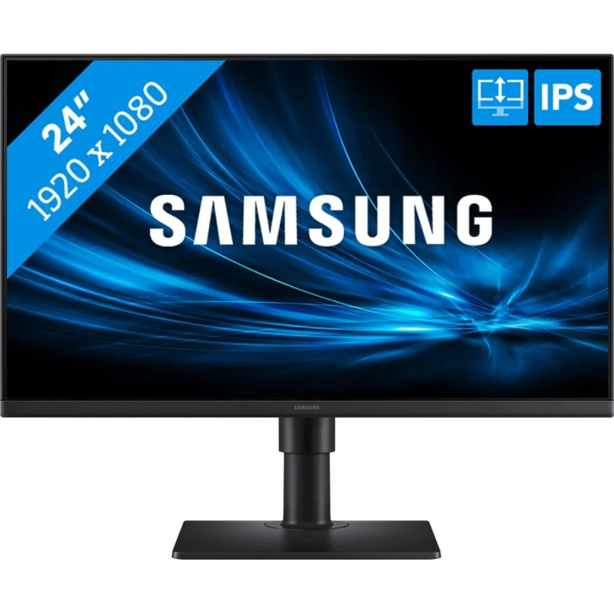 Samsung 24\u201d (S40GD) Business Serise 24" IPS 100Hz, Eye Saver Mode, Game Picture Mode w\/ Adjustable Stand & Display Port, HDMI & USB Hub - Black