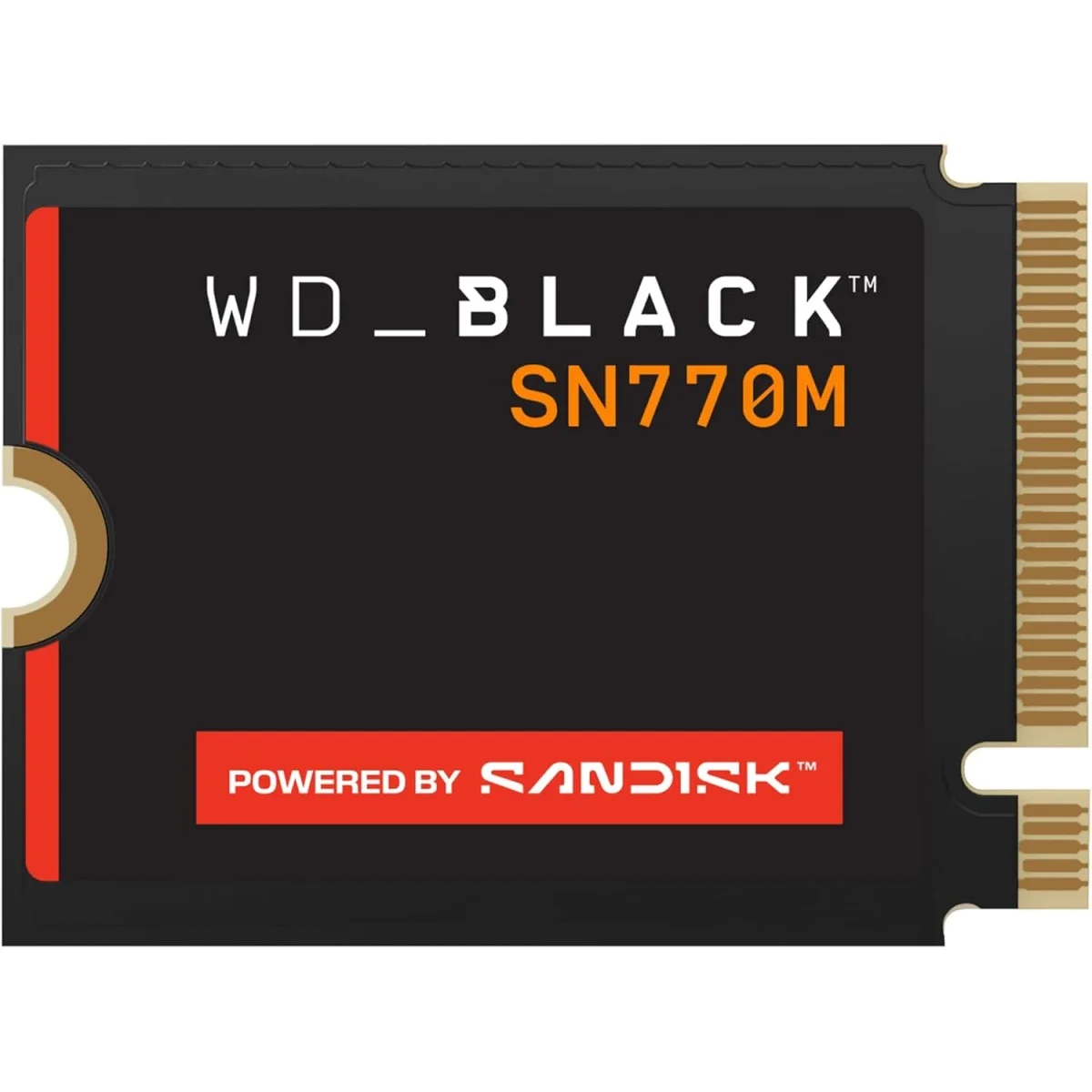 WD_BLACK 2TB SN770M M.2 2230 NVMe SSD for Handheld Gaming Devices and Compatible laptops. Speeds up to 5,150MB\/s, TLC 3D NAND, Great for Asus ROG Ally, Steam Deck and Microsoft Surface