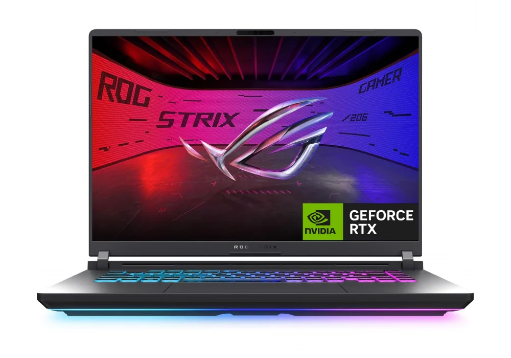 Laptop ASUS ROG Strix G16 Intel® Core™ Ultra 9 Processor 275HX NVIDIA® GeForce RTX™ 5080 Laptop GPU 16GB GDDR7 16GB DDR5-5600Hz 16-inch 2.5K 240Hz IPS-level - Eclipse Gray