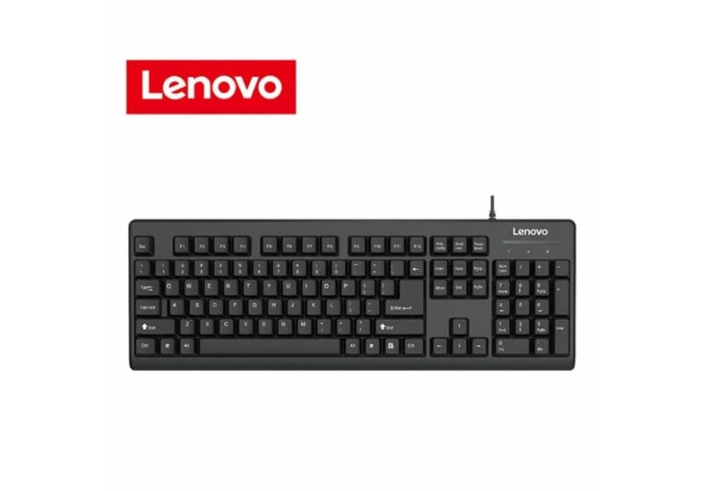 Lenovo K4800S Business Office Wired Keyboard - Black