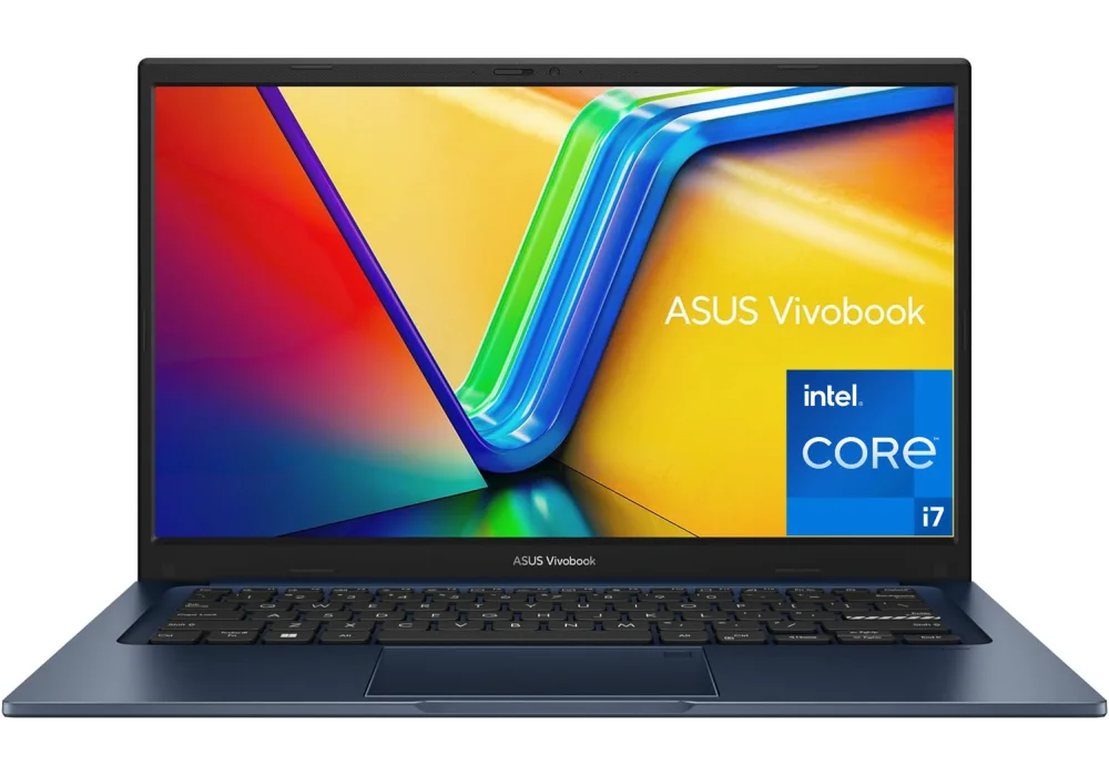 Laptop ASUS Vivobook 14, Intel Core™ i7-1355U 10-Cores Processor, 8GB DDR4, 14" FHD IPS 250nits Display, Wi-Fi 6E, Bluetooth 5.3 - Quiet Blue