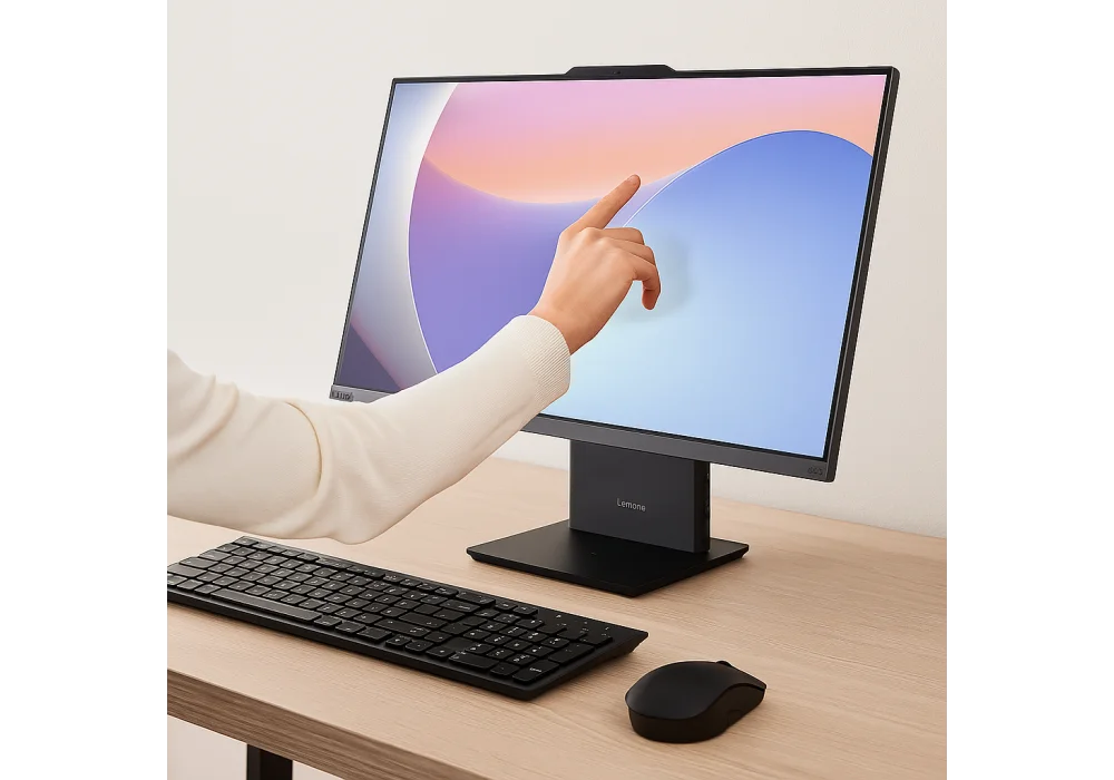 Lenovo ThinkCentre Neo 50a 24 Gen 5 AIO/All-in-One Touch, Intel Core™ 5 210H, 16 GB DDR5, 512 GB SSD, Touch 24" FHD Monitor, Luna Grey - 2 Year Warranty