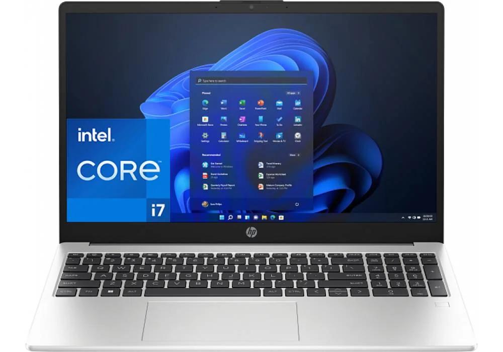 Laptop HP Essential 250 G10 Notebook (8A515EA), Intel i7-1355U 10 Cores Up to 5.0GHz, 16 GB DDR4 (Customized), 512GB M.2 SSD, 15.6 inch, Wi-Fi 6E, Bluetooth 5.3, SuperSpeed USB - Silver