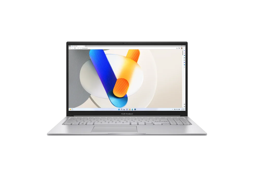 Laptop ASUS Vivobook 15 (X1504VA) |Intel® Core™ i3-1315U Processor, 8GB DDR4, 512GB SSD | 13th Generation - Cool Silver