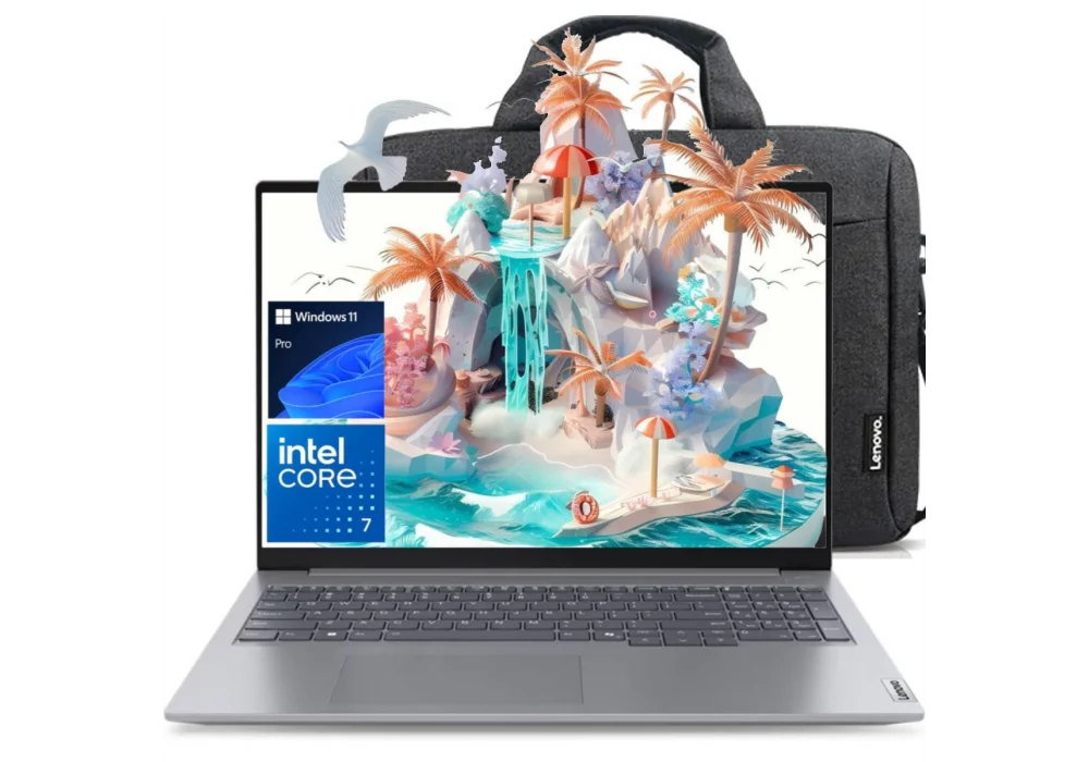 Laptop Lenovo ThinkBook 16 G8 IML Intel Core 7 240H 5.2GHz 10 Cores, 16GB DDR5, 1 TB M.2 SSD, 16" WUXGA IPS 300nits w/ 15.6" Laptop Casual Toploader - 2 Year Warranty