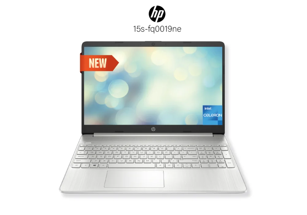 HP Laptop 14s-dq0000ne, Intel Celeron N4120 8GB DDR4, 256 GB SSD, 14" HD (1366 x 768) Micro-Edge, Full-Size Keyboard - Silver