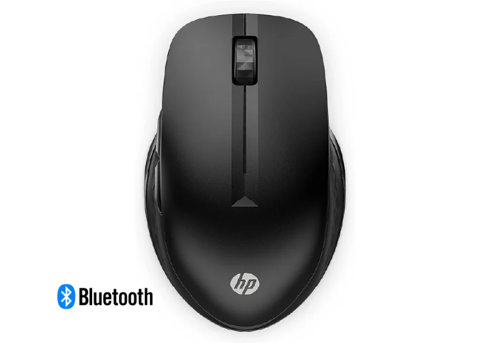 HP 430 Multi-Device Wireless Mouse Dual Bluetooth 5.2 & 2.4 GHz USB Receiver Dongle - 4000 DPI Cursor Tracking, 4 Customizable Buttons