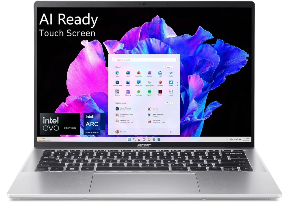 Acer Swift Go 14 Intel Core Ultra 5 Processor 125H Evo Thin & Light Laptop Unlock AI Experiences 14.0'' WUXGA TOUCH SCREEN - Windows 11 Home