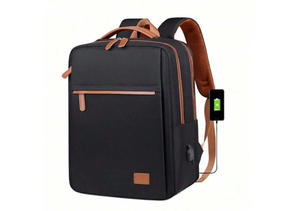 Okade Laptop Backpack Up to 15.6" Laptops S2305 Protective Case Water Resistant Exterior - Black