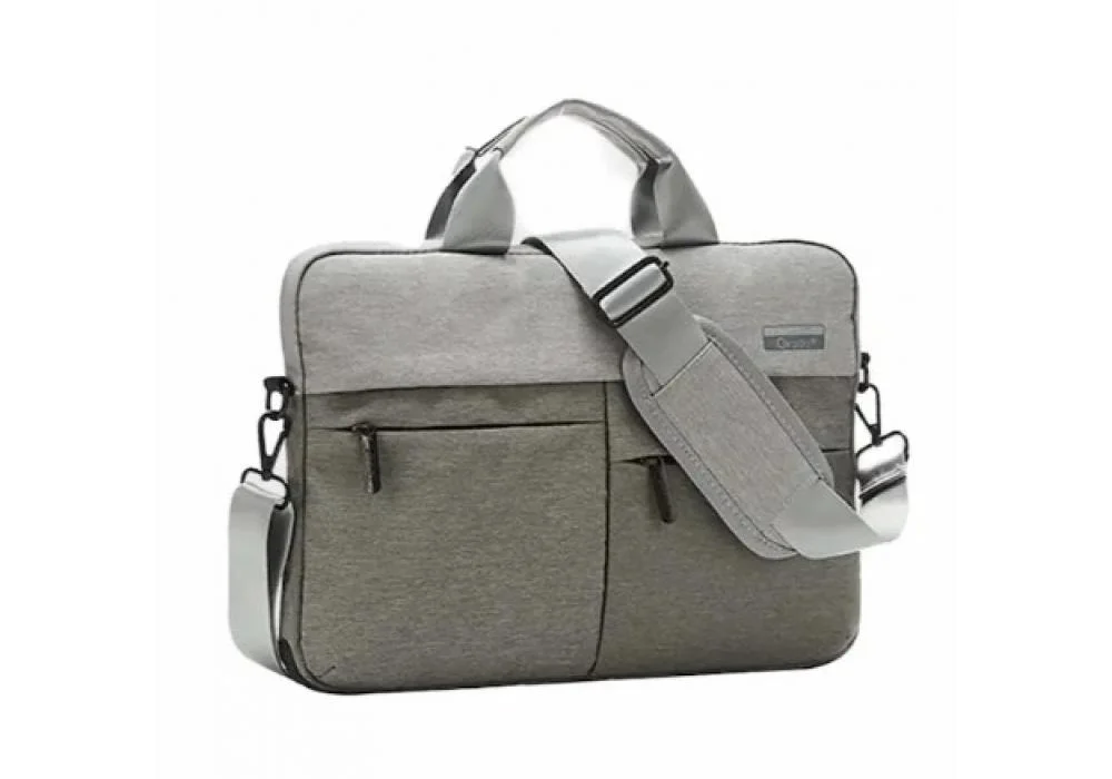 Okade T54 Shockproof Laptop Bag With Air Cushion, Slim Lightweight Protective Computer Case - Gray