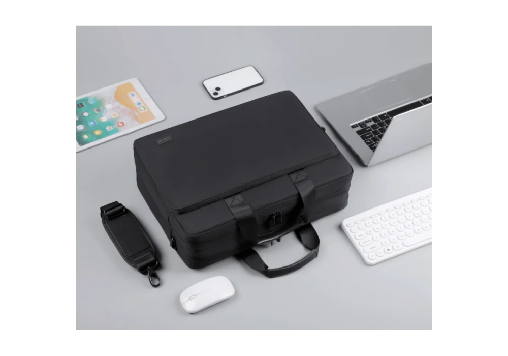 OKADE Bag Laptop Material Polyester Waterproof Heavy Duty T69 15.6'' - Black