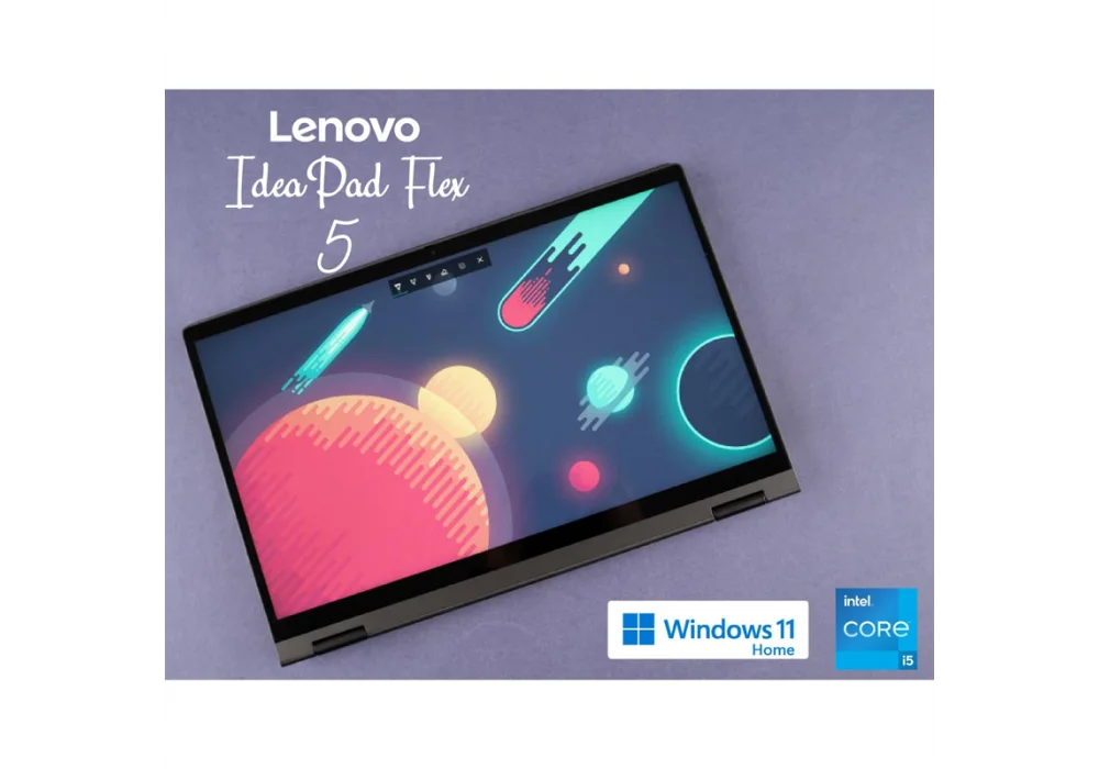 IdeaPad Flex 5 14IAU7 Intel® Core™ i5-1235U 4.4GHz 8GB DDR4, 512GB SSD, 14" Touch WUXGA IPS 300nits Glossy - Windows 11 Home