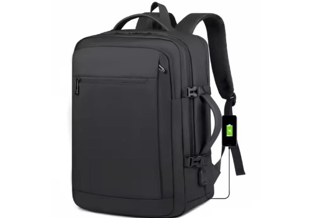Business Backpack stylish & functional multiple compartments With Durable Materials Up to 17.3" Laptop Fits - Black