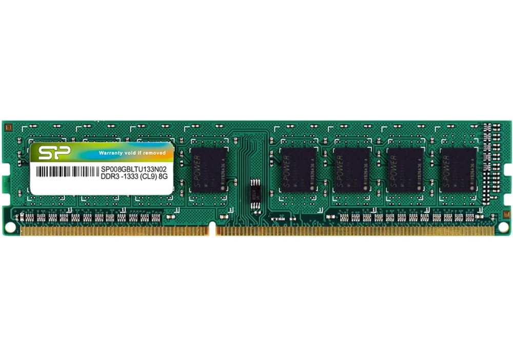 Silicon Power 8GB DDR3L Low Voltage UDIMM-1600 MHz For Desktop