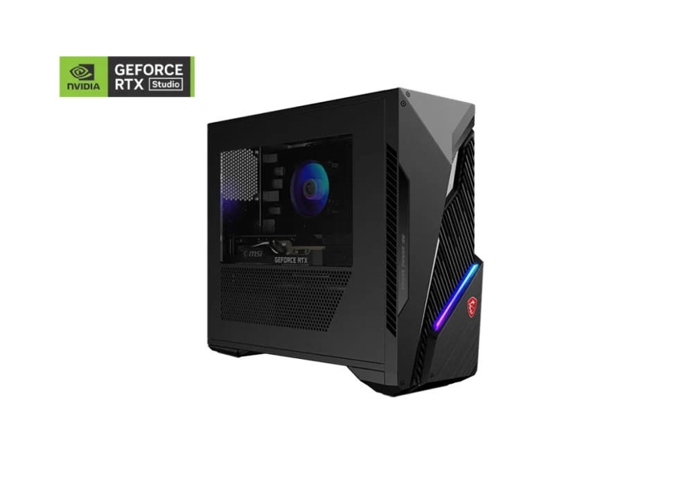 MSI MAG Infinite S3 Desktop Gaming Intel® Core™ i7-14700F Up to 5.4 GHz Processor 20-Cores Nvidia GeForce RTX™ 4060 VENTUS 2X BLACK 8G OC - 2 Years Warranty