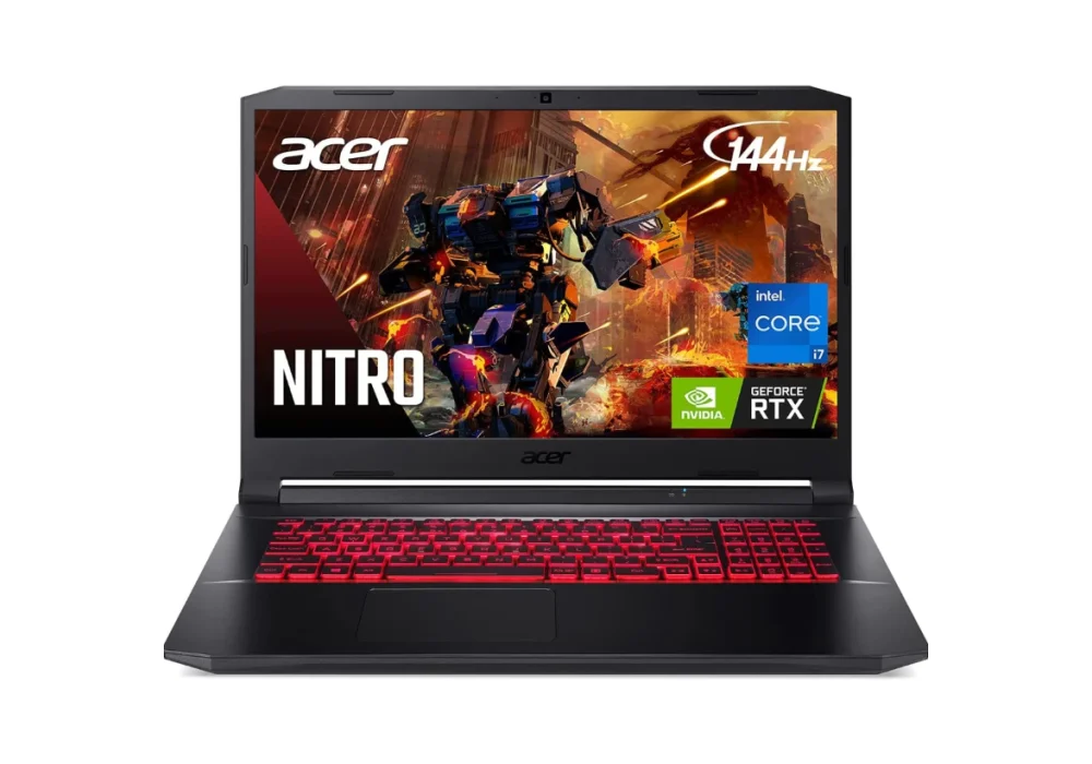Acer Nitro 5 AN515-57-77P5 NEW 11Gen Core i7-11800H with RTX 3050TI & 16 GB DDR4 1TB SSD 15.6" IPS FHD 144Hz Display - 11th Generation