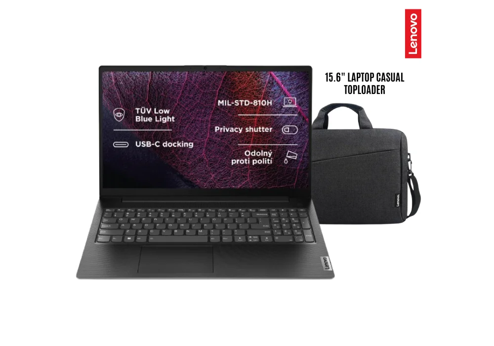 Lenovo V15 G4 IRU | Intel Core i5-13420H 13th Gen High-Performance Processor 16GB DDR4 512 SSD 15.6" FHD, Ethernet (RJ-45) /w 15.6" Laptop Casual Toploader - 2 Year Warranty