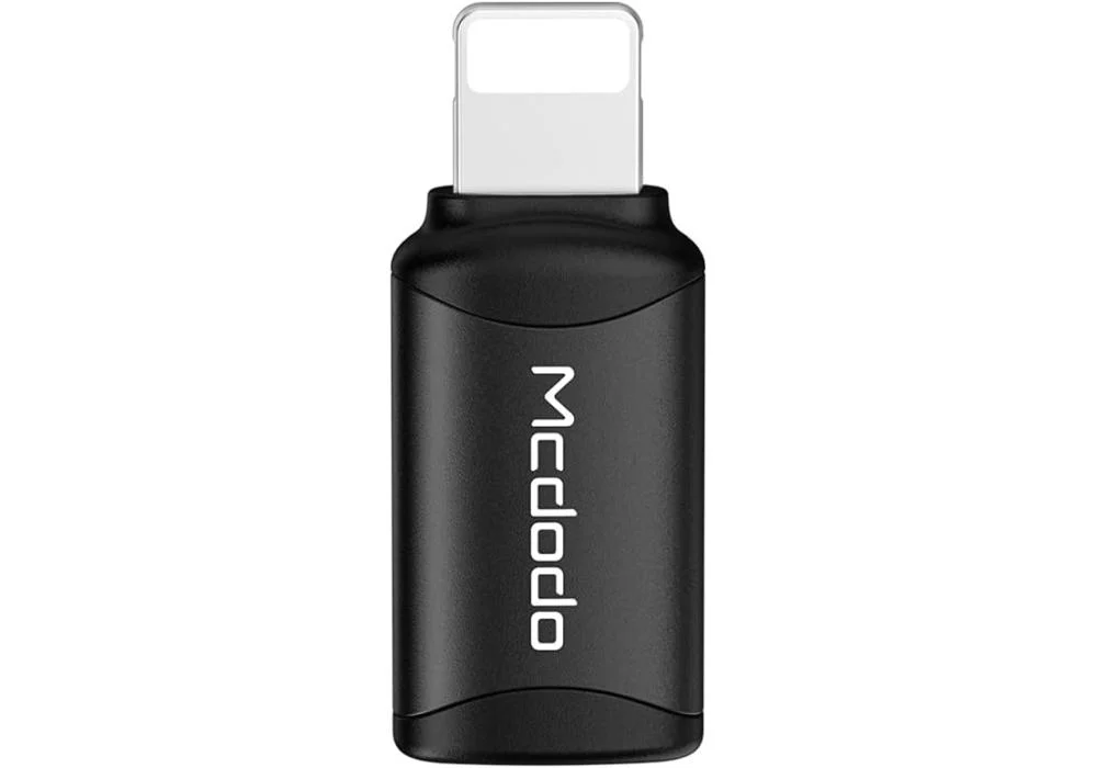 Mcdodo USB-C to Lightning Adapter, 3A Rapid Charging, Fast Data Transfer, USB-C i-Phone Converter Connector, Aluminum Alloy Exterior, Type C to IOS Connector, iOS USB