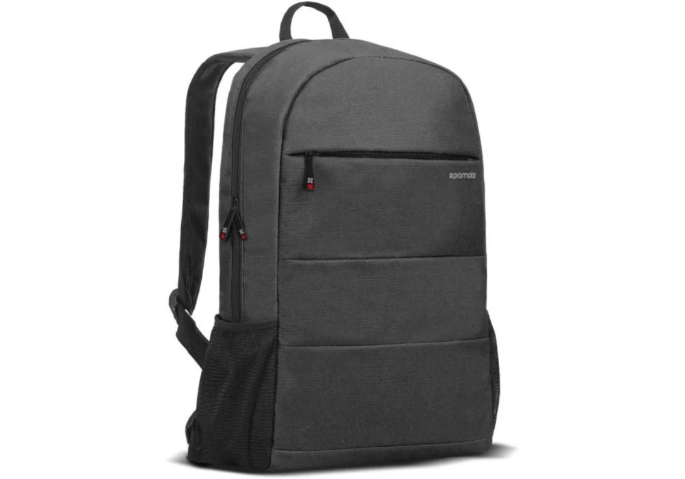 Promate Business Laptop 15.6 Inches | Backpack, Durable Anti-Theft with Large Secure Compartment, Accessories Pocket, Padded Strap and Water Resistant