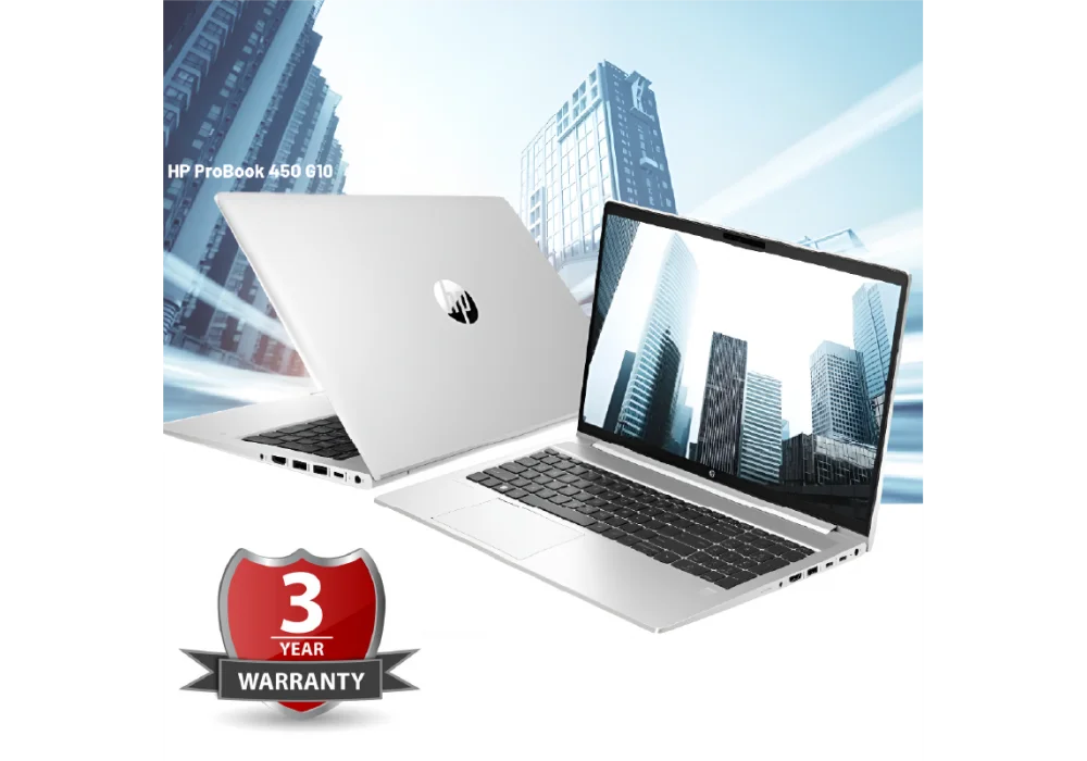HP ProBook 450 G10 Notebook Business | Intel® Core™ i7-1355U, 16GB DDR4, 512GB SSD, 15.6 inch FHD - Silver 3 Years Warranty