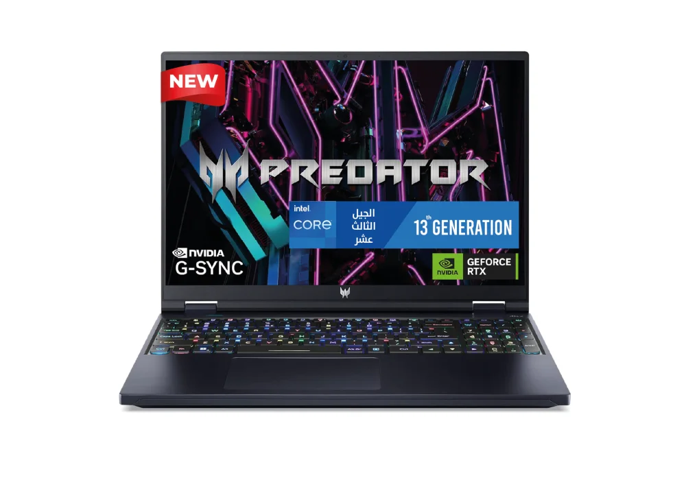 Acer Laptop Gaming Predator Helios Neo 16 | Intel Core i7-13700HX, RTX™ 4060 8 GB, 16" 2K 165hz