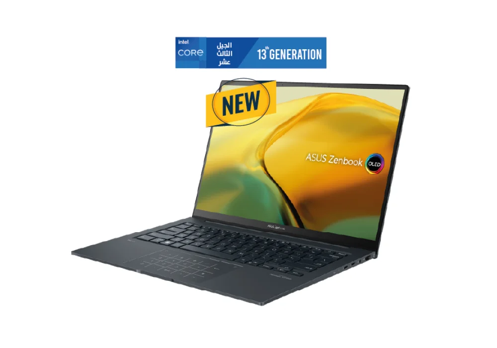 Asus Laptop Zenbook 14 OLED 14.5" WQXGA thin & light | Intel Core™ I9-13900H / Grey / Windows 11 Home - 2024