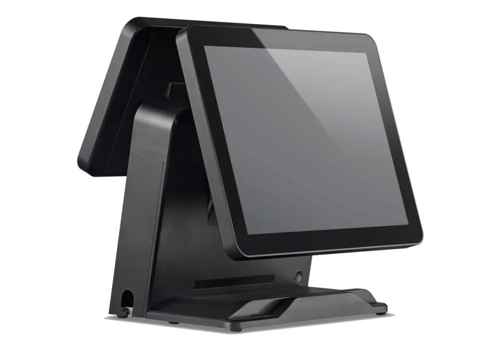 POS Processor: CPU i3-3110M / RAM 4GB - Storage: 128GB - 15.4-inch Touch Terminal Screen with Customer View Screen