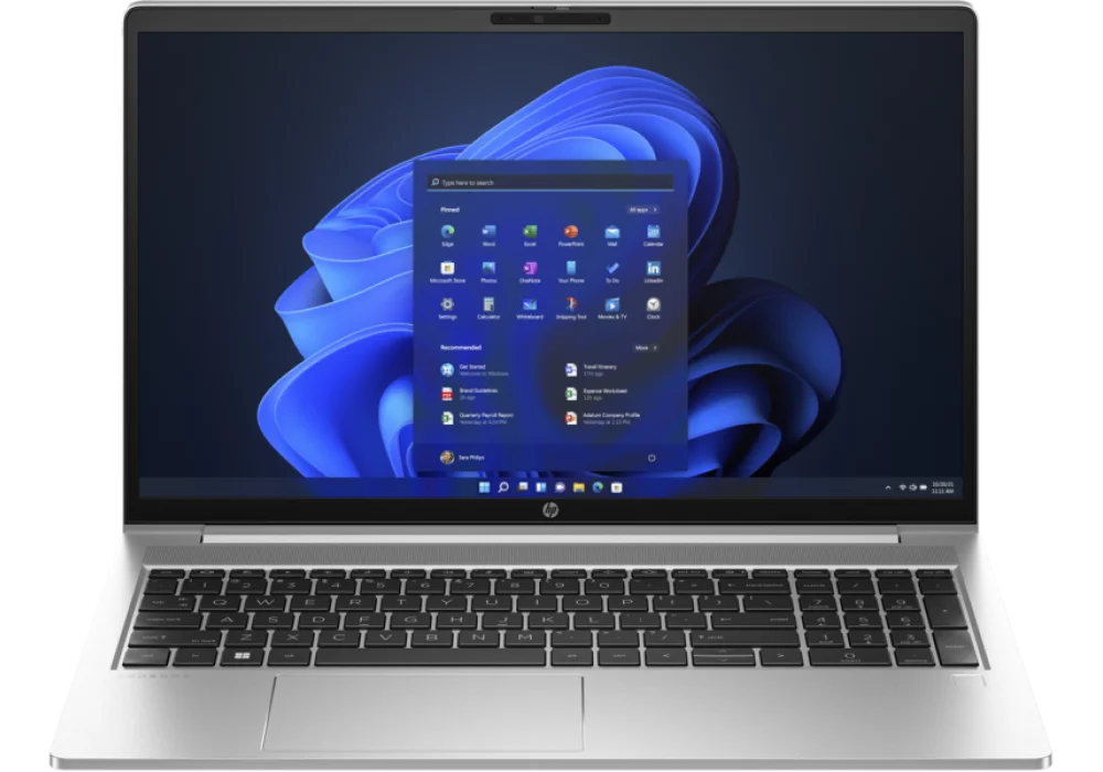 Laptop HP ProBook 450 G10, 13th Gen Intel Core i5-1335U, 8 GB DDR4 RAM, 512GB Gen4 M.2 PCIe NVMe,15.6" FHD IPS, Pike Silver Aluminum