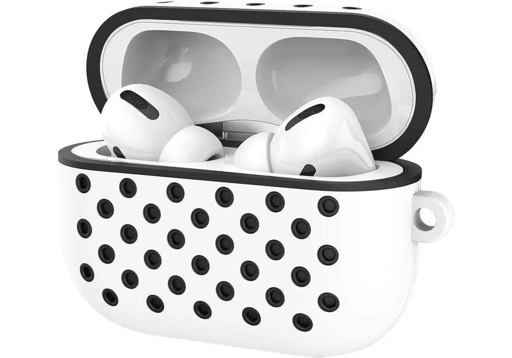 AirPods Case Pro with hook- White & Black
