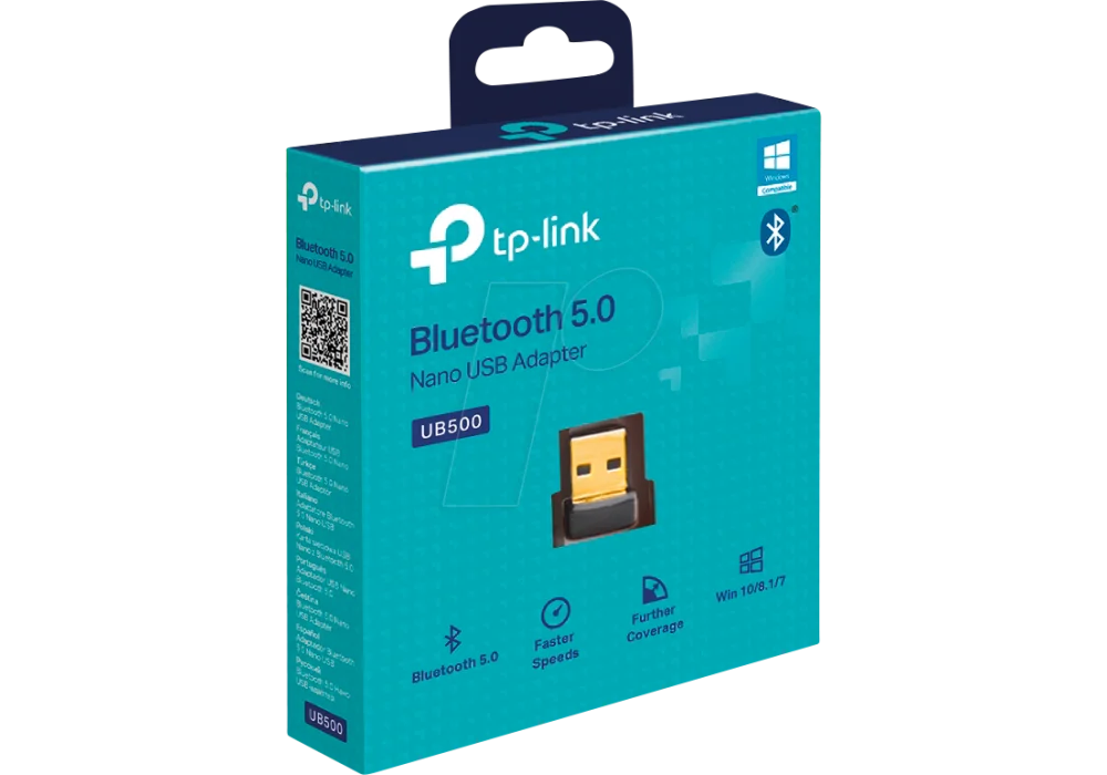 TP-Link Bluetooth 5.0 Nano USB Adapter for PC - UB500