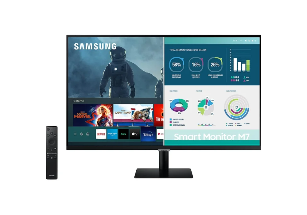 Monitor SAMSUNG M7 32-Inch 4K HDR10 SMART