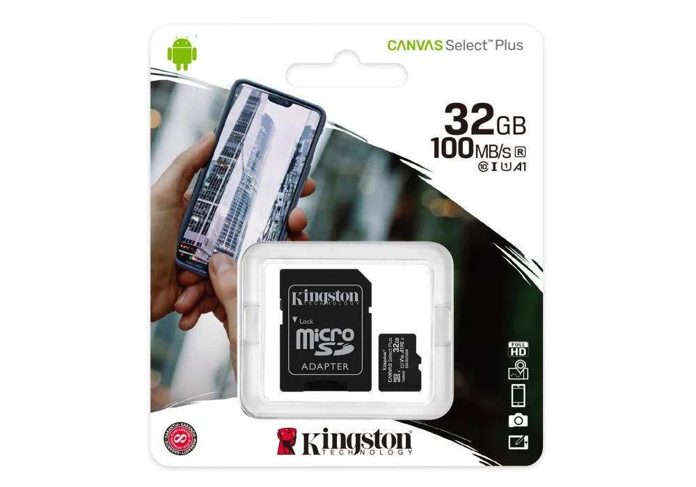 Kingston Canvas Select Plus microSD Card-32GB