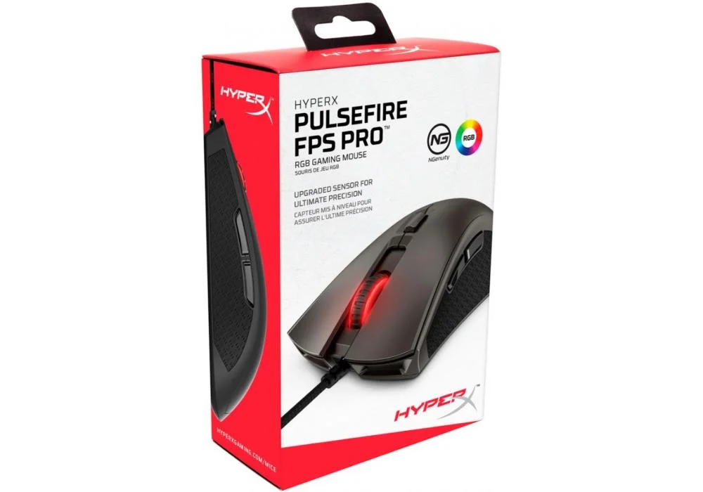 HP HyperX Pulsefire FPS PRO RGB Gaming (Gunmetal) USB