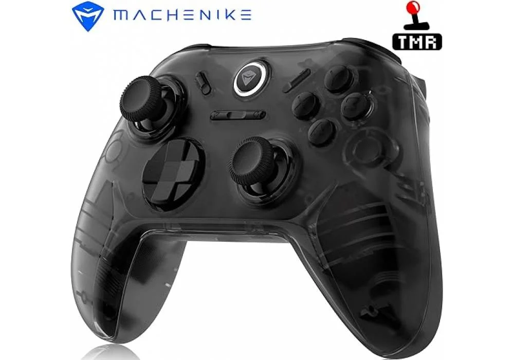 Machenike G1 Pro 1000Hz Wireless Gaming Controller for PC, Windows, Android, iOS, Switch, PC Controller with TMR Joystick ＆ Triggers/Gyroscope Black